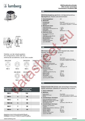 PBR 8 datasheet  